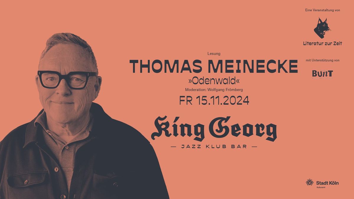 Lesung: Thomas Meinecke \u00bbOdenwald\u00ab