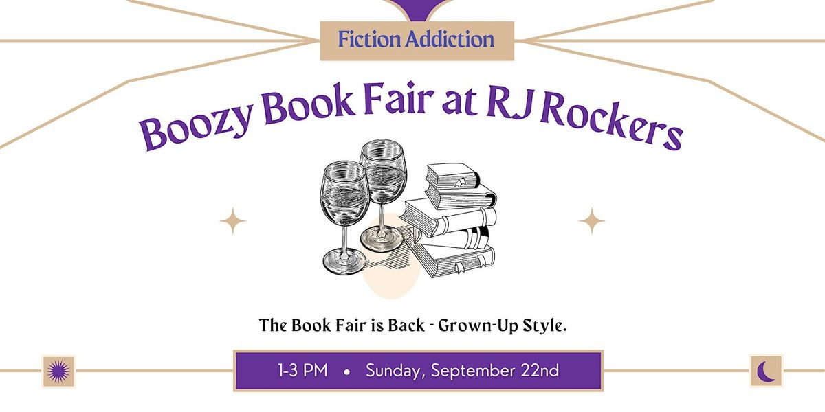 Boozy Book Fair at RJ Rockers