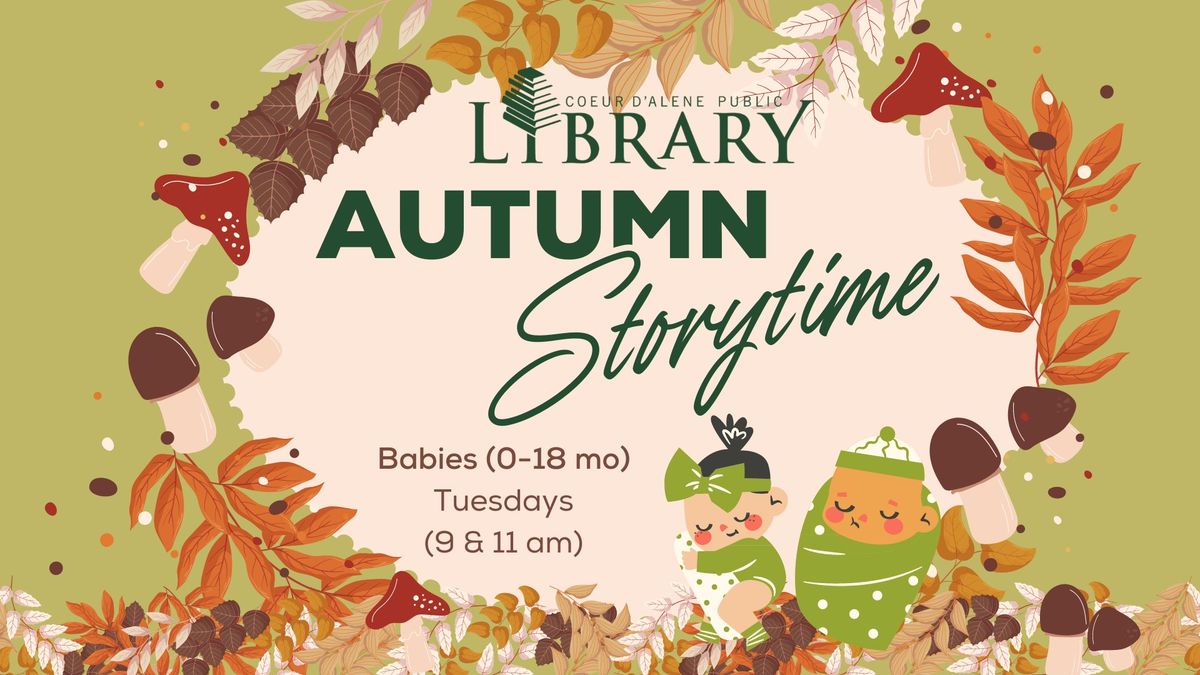 Autumn Baby Story Time (Ages 0-18 mo)