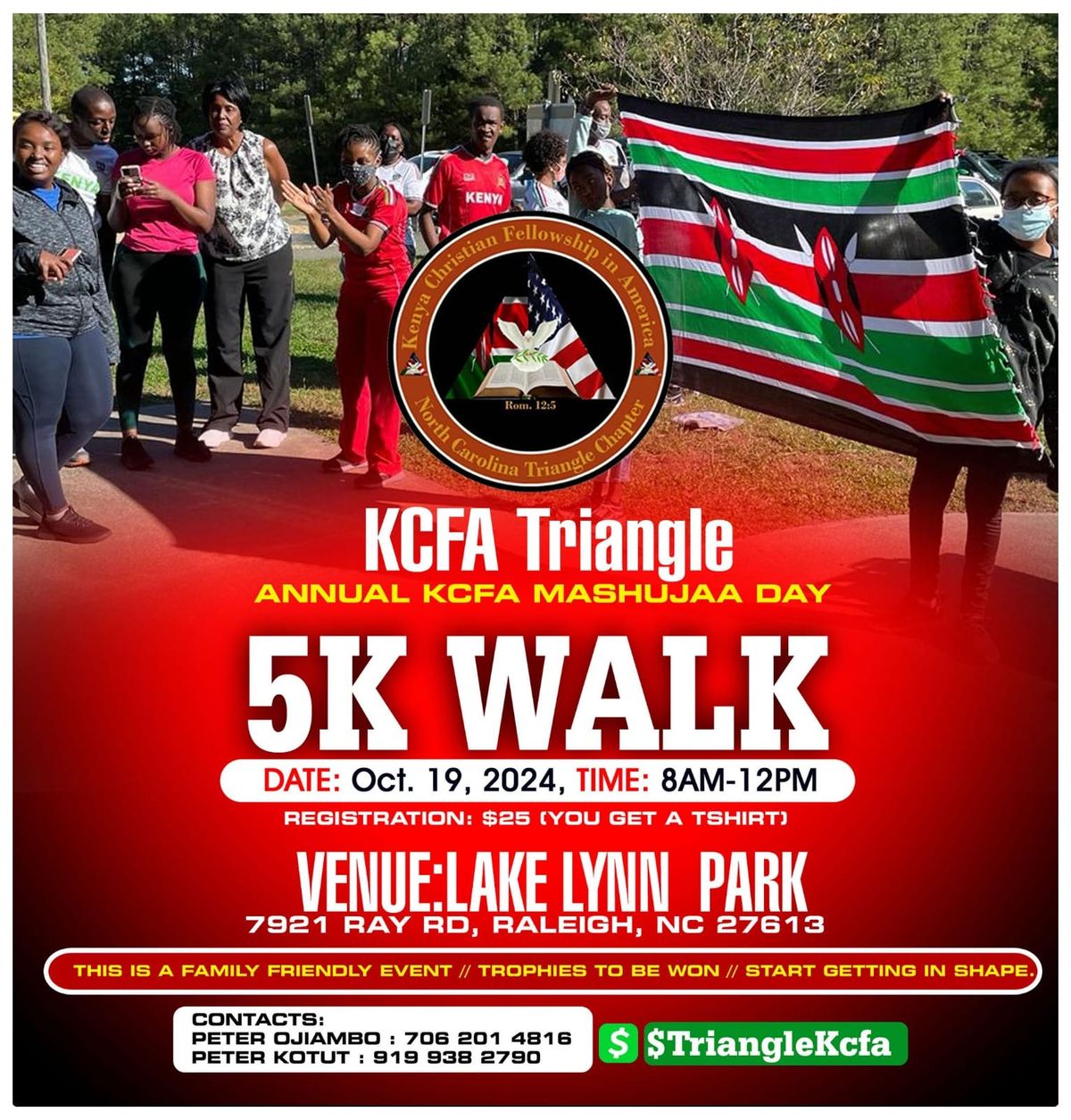 KCFA Triangle's Annual 5K Walk