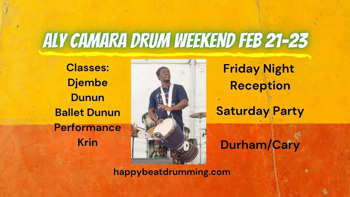 Aly Camara Drum Weekend