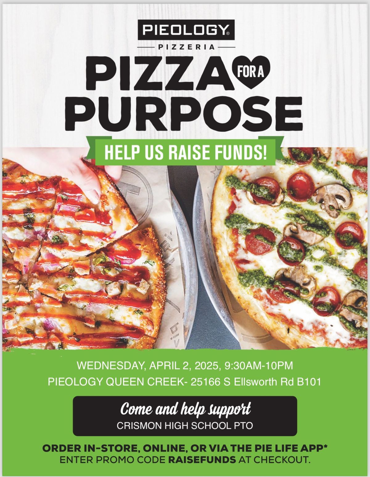 Pieology Spirit Night