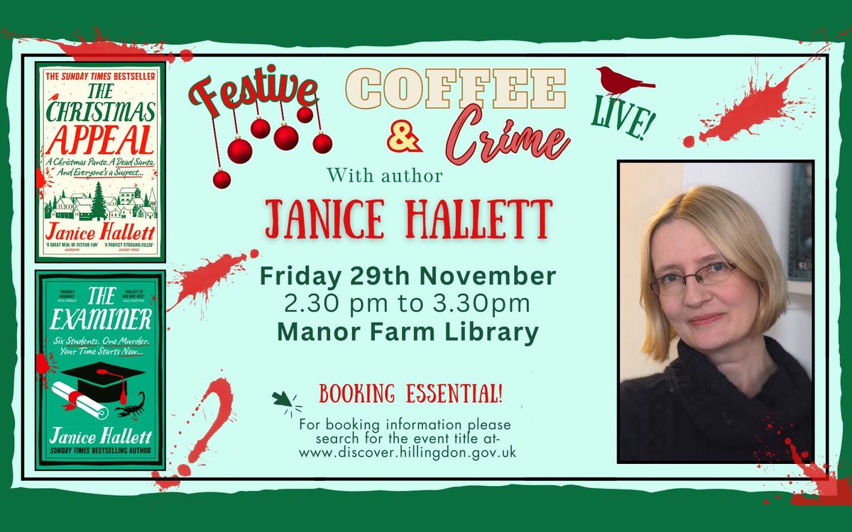 Festive Coffee & Crime Special with Janice Hallett