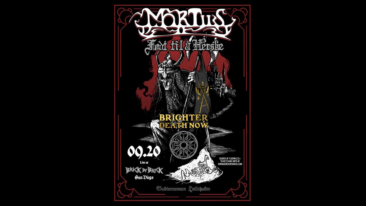 Mortiis with special guests at Brick by Brick