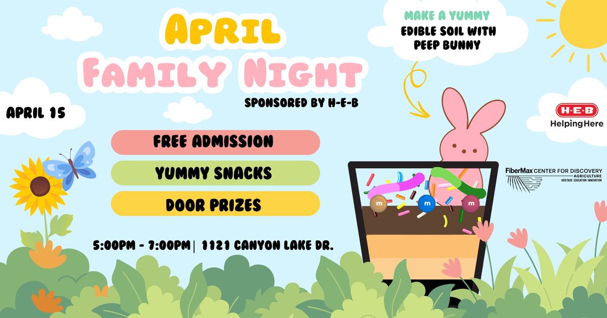 April Family Night Sponsored by H-E-B