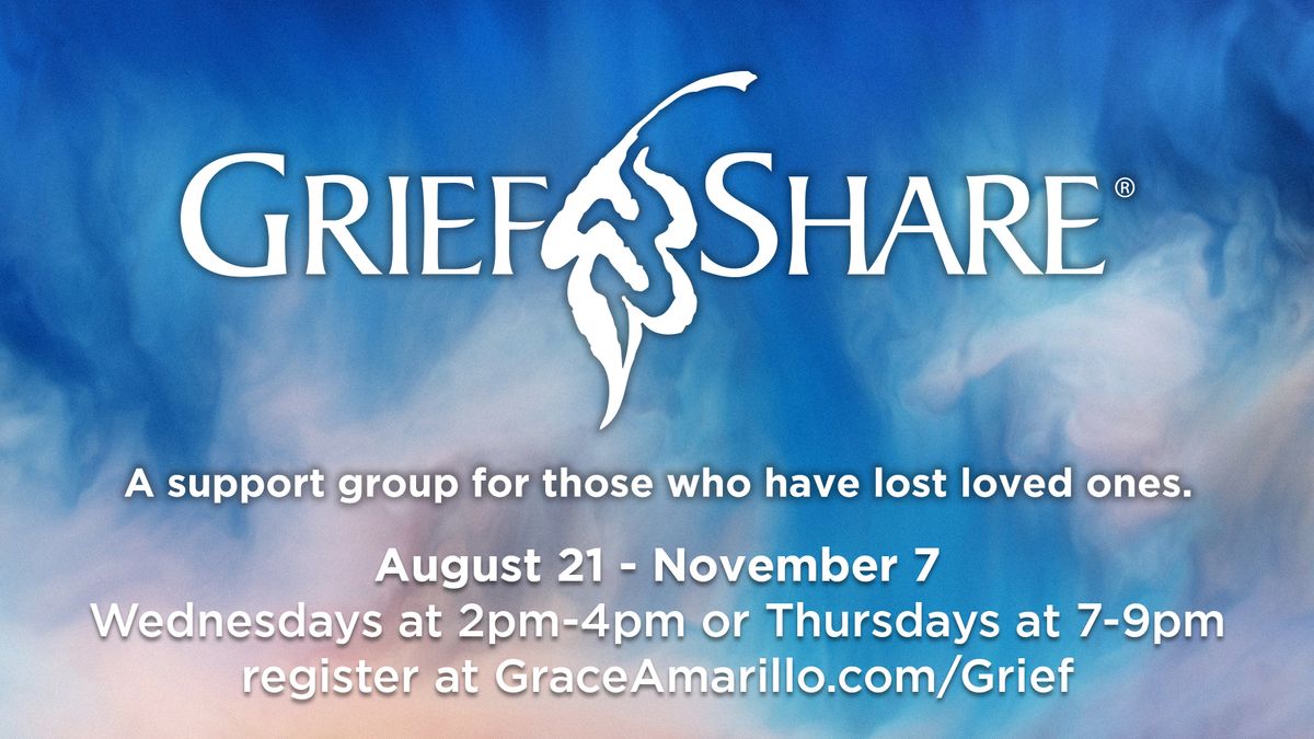 GriefShare - Wednesday Session