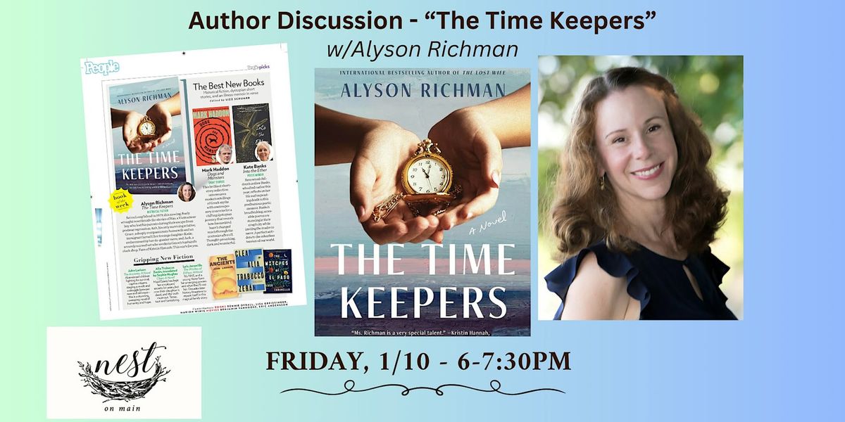 Author Discussion of "The Time Keepers" w\/Alyson Richman