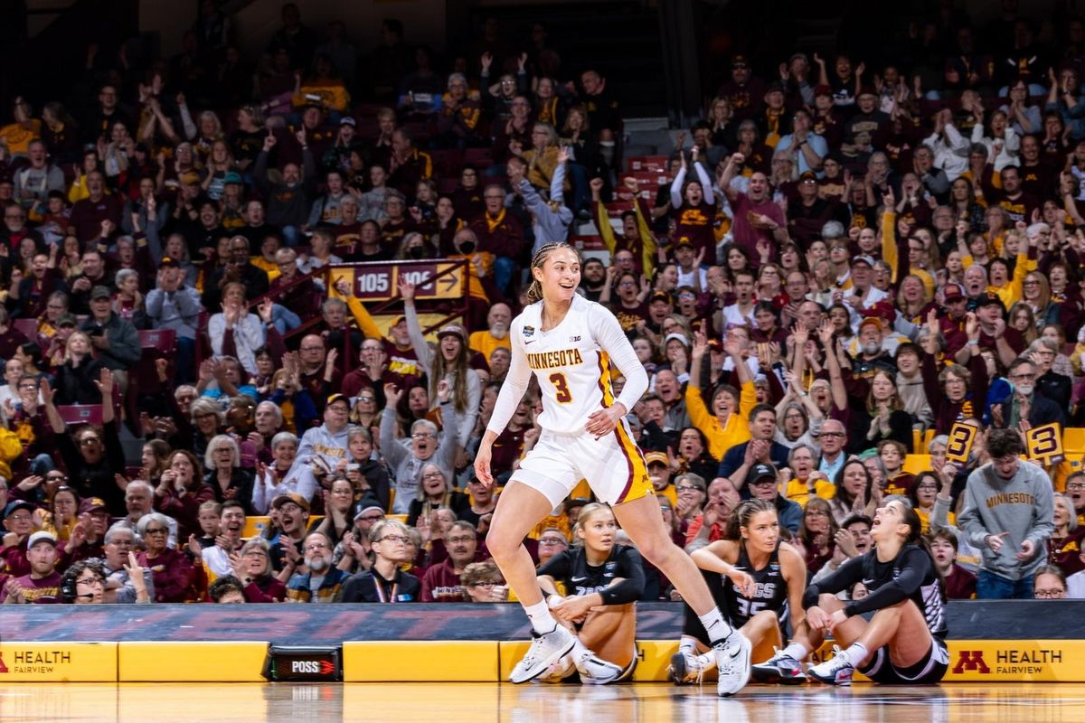 Maryland Terrapins at Minnesota Golden Gophers Womens Basketball