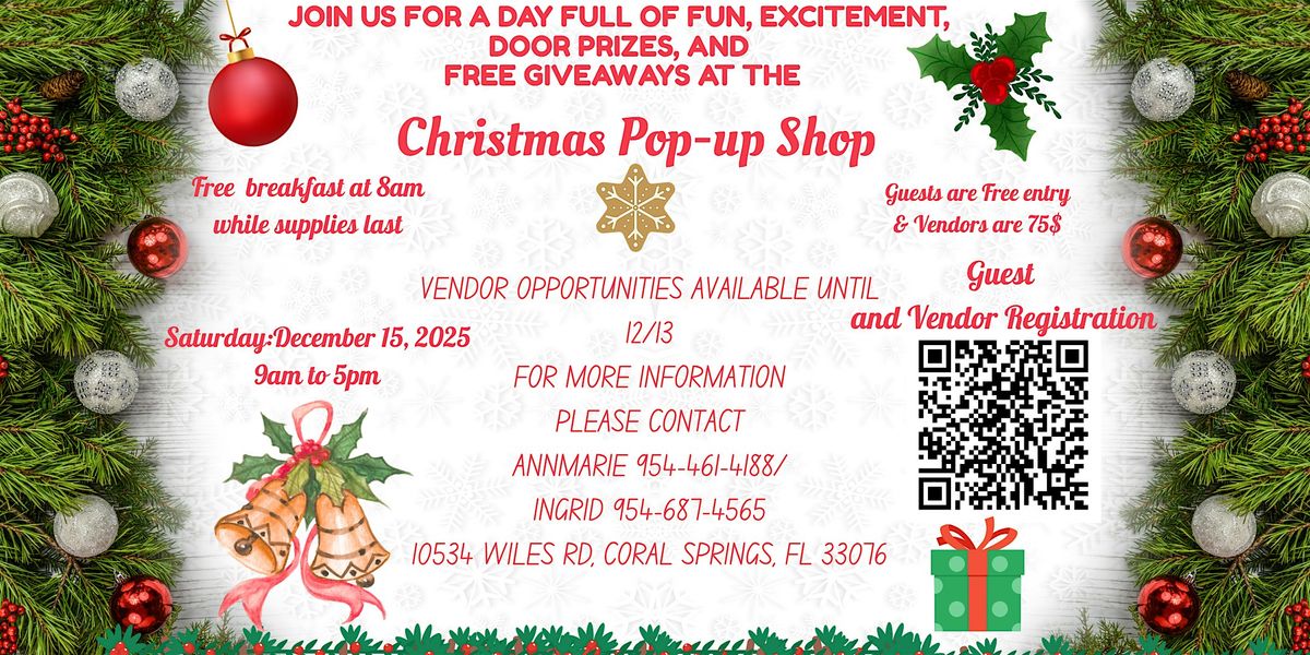 Christmas Pop-up shop