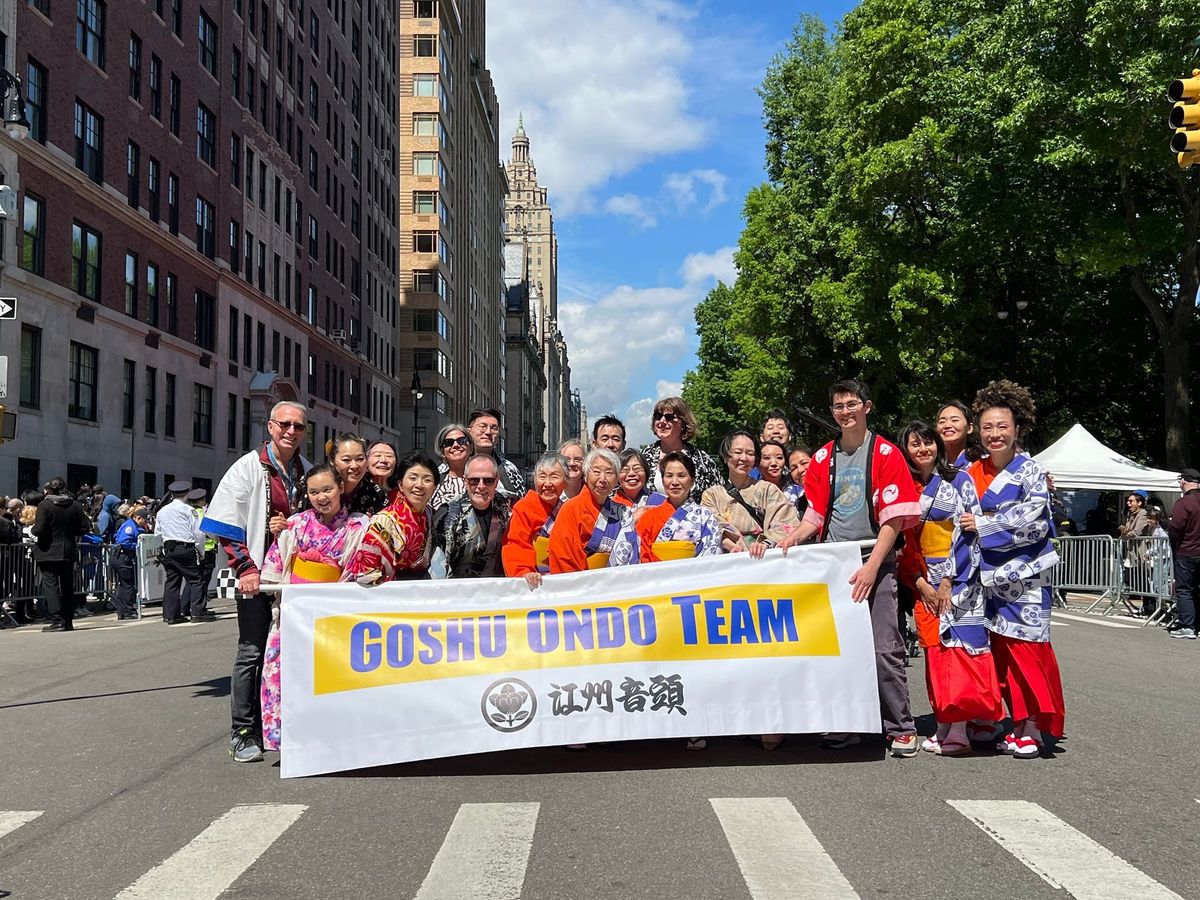 Join Goshu Ondo Team at Japan Parade 2025 NYC Sat May 10th