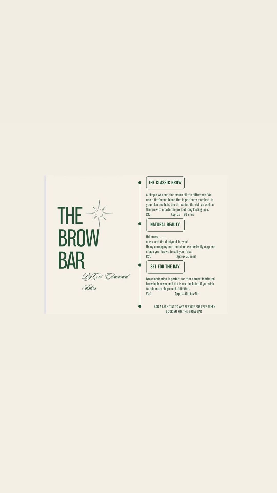 Brow bar 