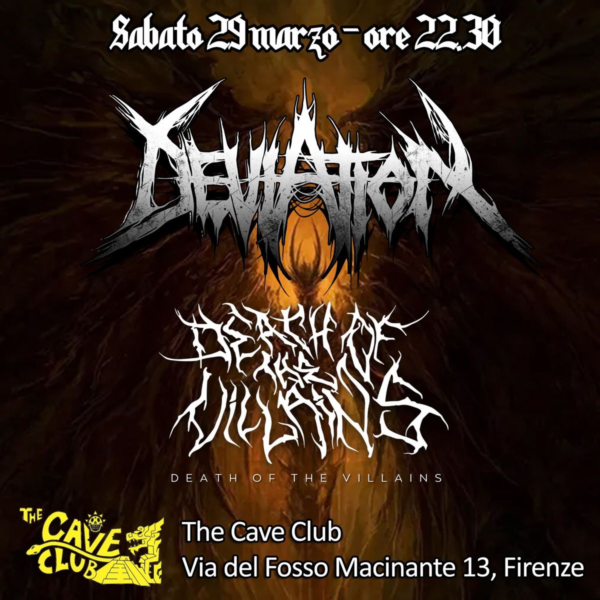 Deviation + Death of the Villains live at The Cave