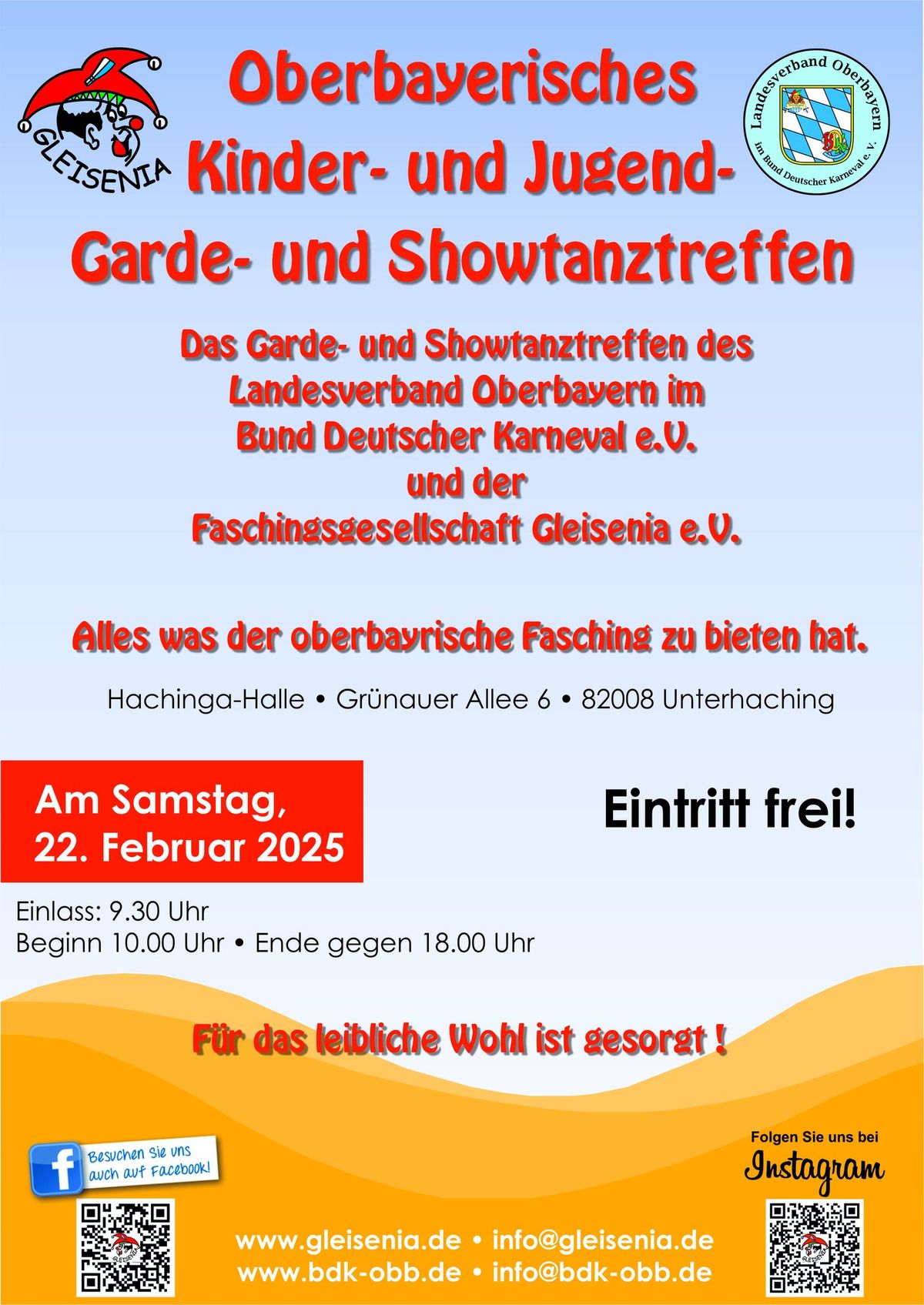 Oberbayrisches Kinder- und Jugendgarde und Showtanztreffen