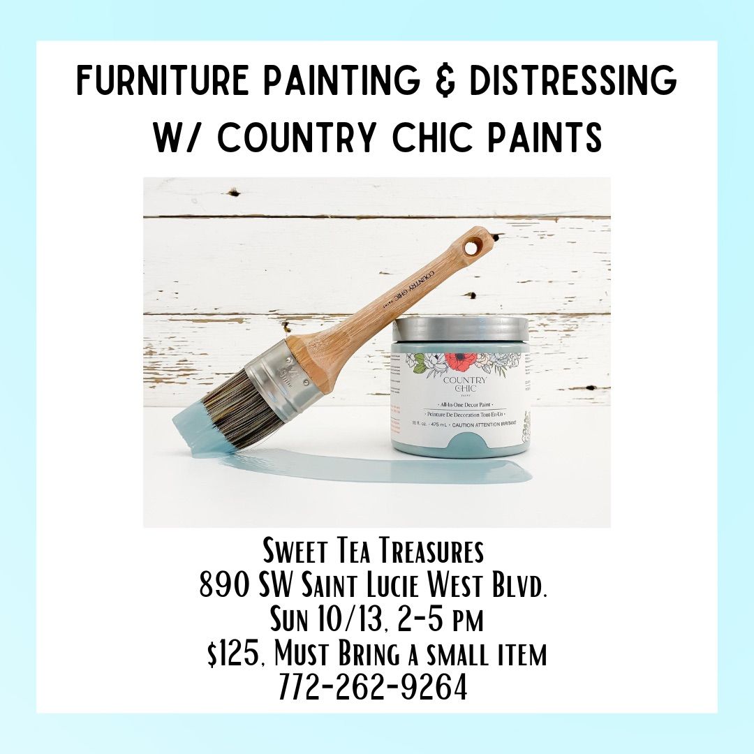 Furniture Painting 101 w\/ Country Chic Paints