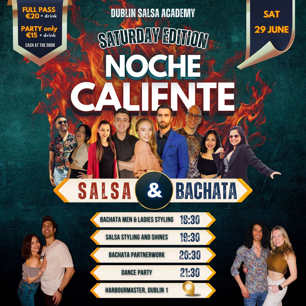 Noche Caliente Salsa & Bachata Party with classes