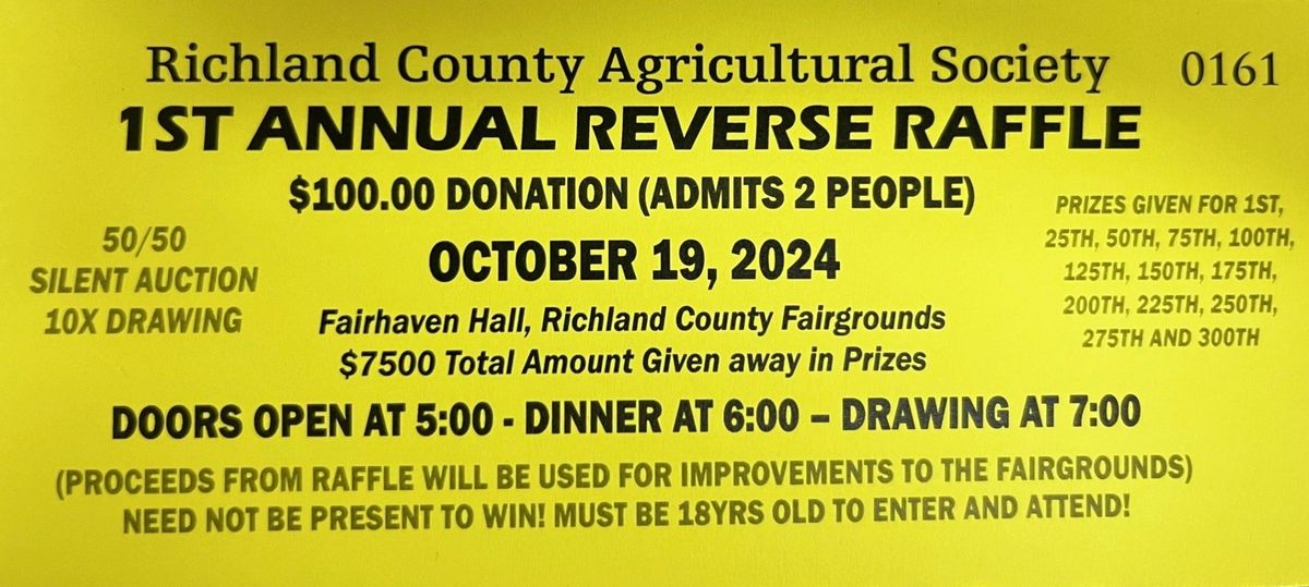 Annual Reverse Raffle