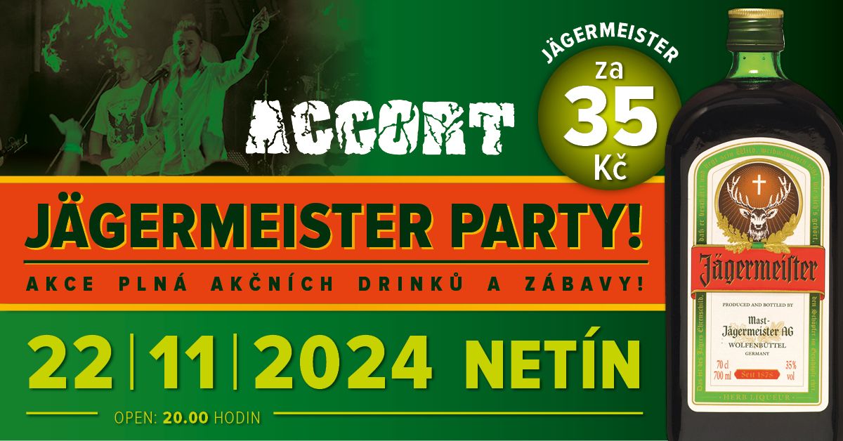 Accort - Net\u00edn I 22.11.2024 I Jagermeister party!