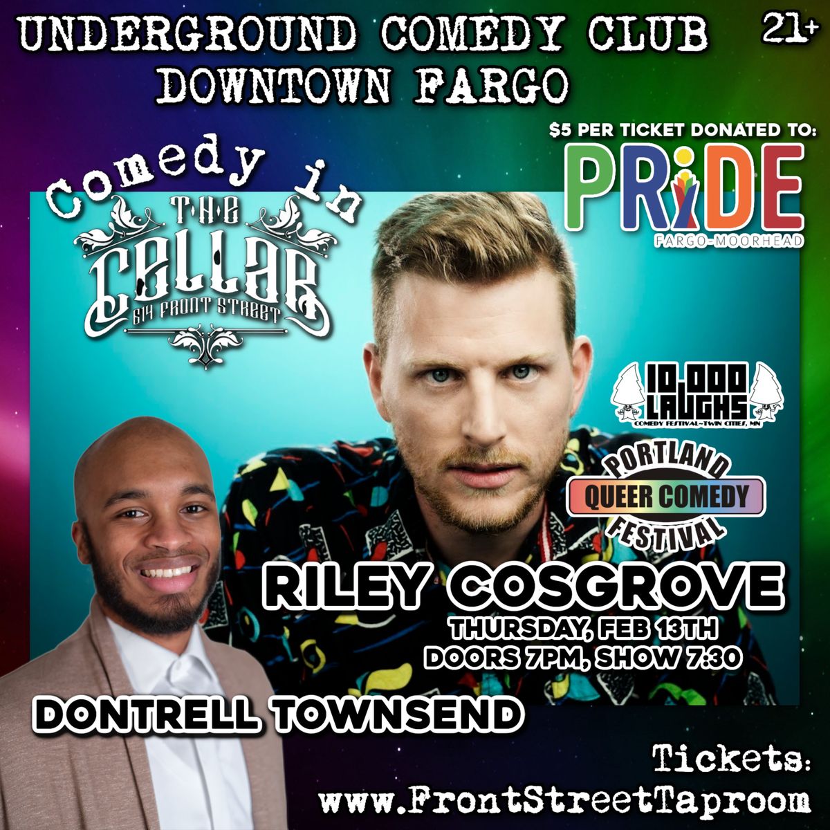 Comedy in the Cellar - Riley Cosgrove - FM Winter Pride Show