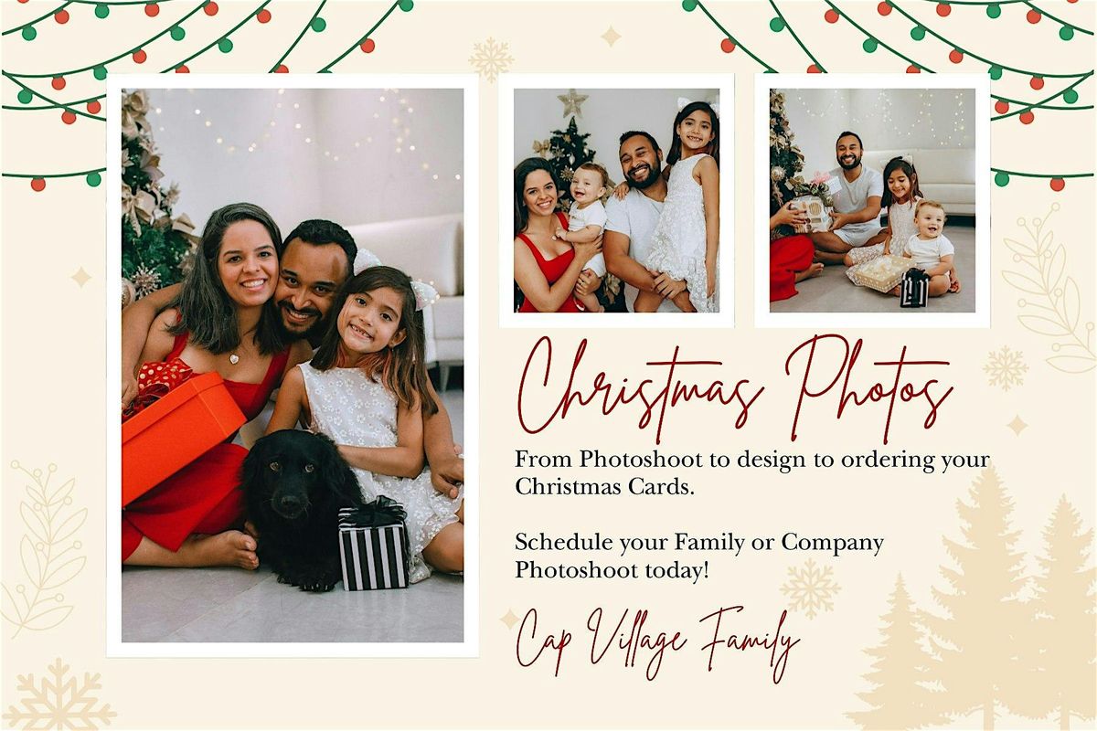 BLACK FRIDAY SPECIAL | CAP Village Holiday Family Photoshoot Package