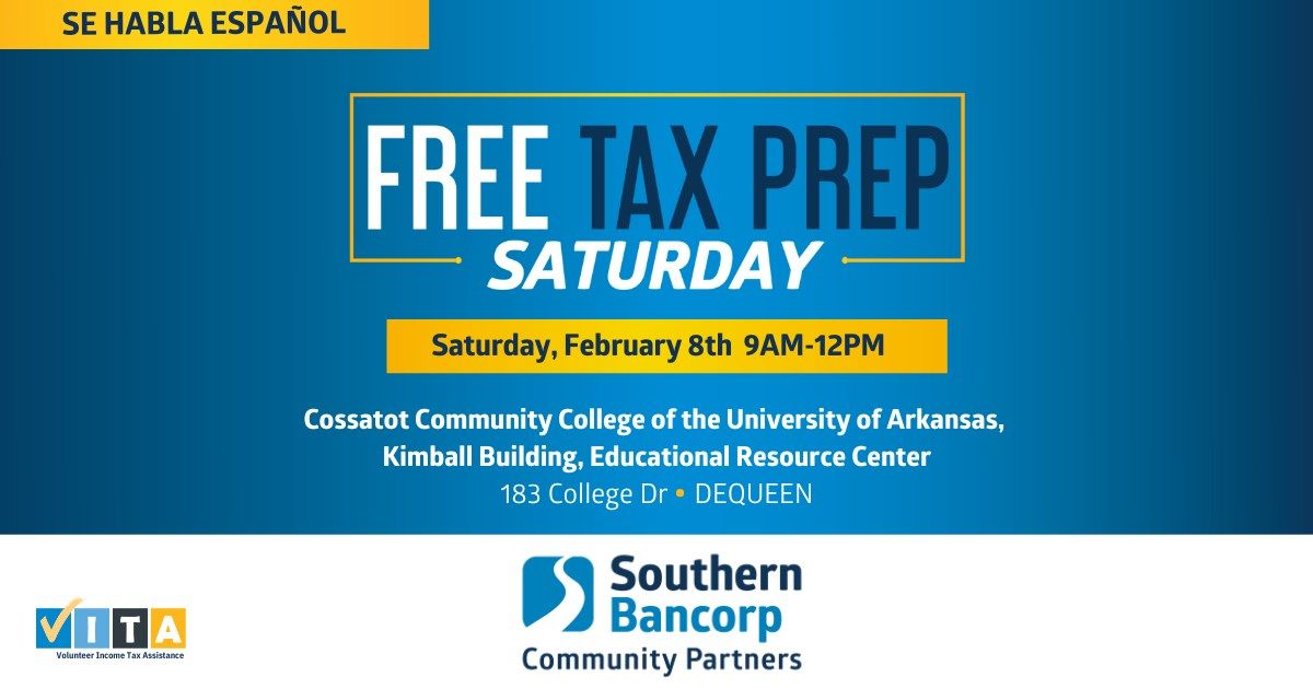 Free Tax Prep Saturday | DeQueen