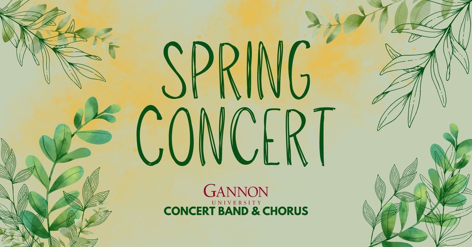 Spring Concert - GU Band & Chorus