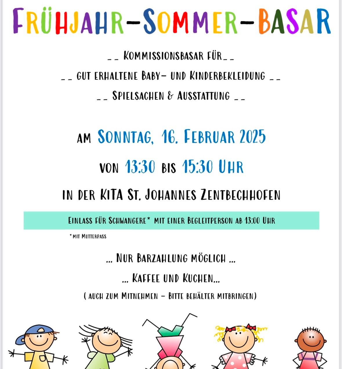 Fr\u00fchjahr-Sommer-Basar f\u00fcr Baby- und Kinderbekleidung, Spielsachen und Ausstattung