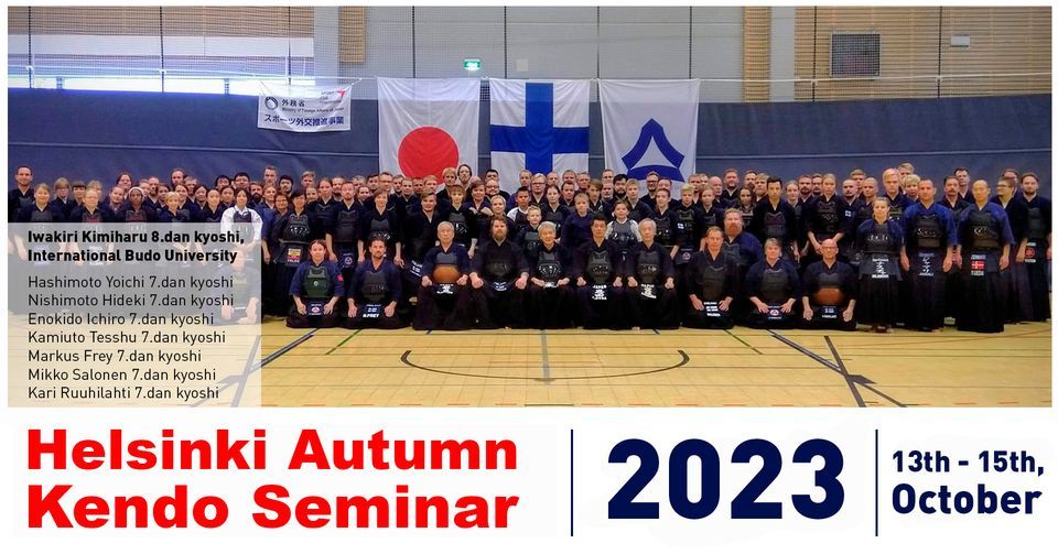 Helsingin syysleiri \/ Helsinki Autumn Kendo Seminar 13.-15.10.2023