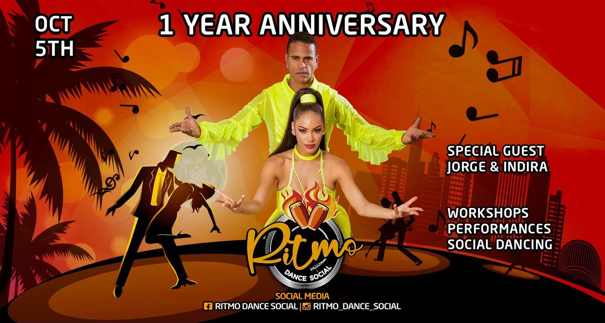 Ritmo Dance Social One-Year Anniversary Celebration Featuring Jorge & Indira 