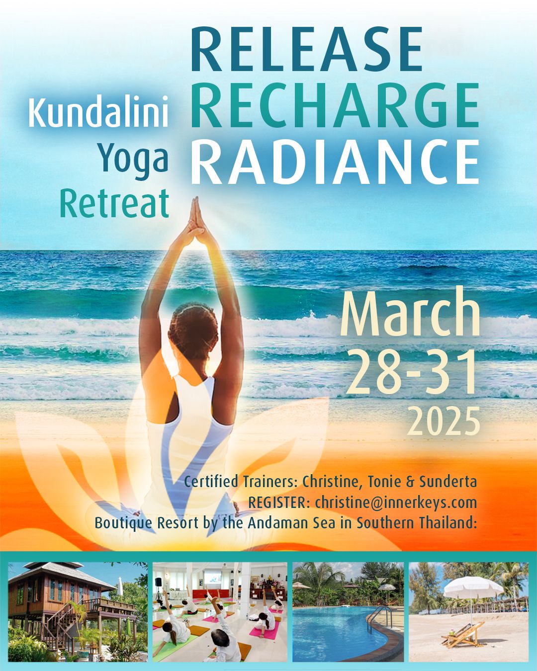 Kundalini Yoga retreat in Phuket with Tonie, Sunderta and Kirtiti