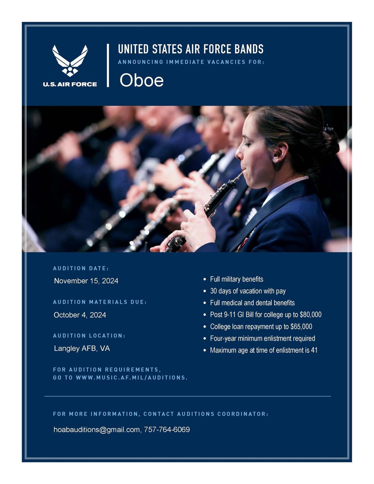 Oboe Audition