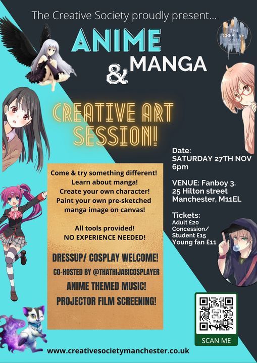 Anime & Manga Creative Art Session
