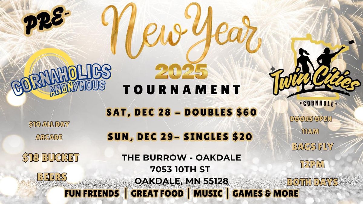 TCC & CornAholics - Pre-New Year 2025 Tournament - $500 Added 