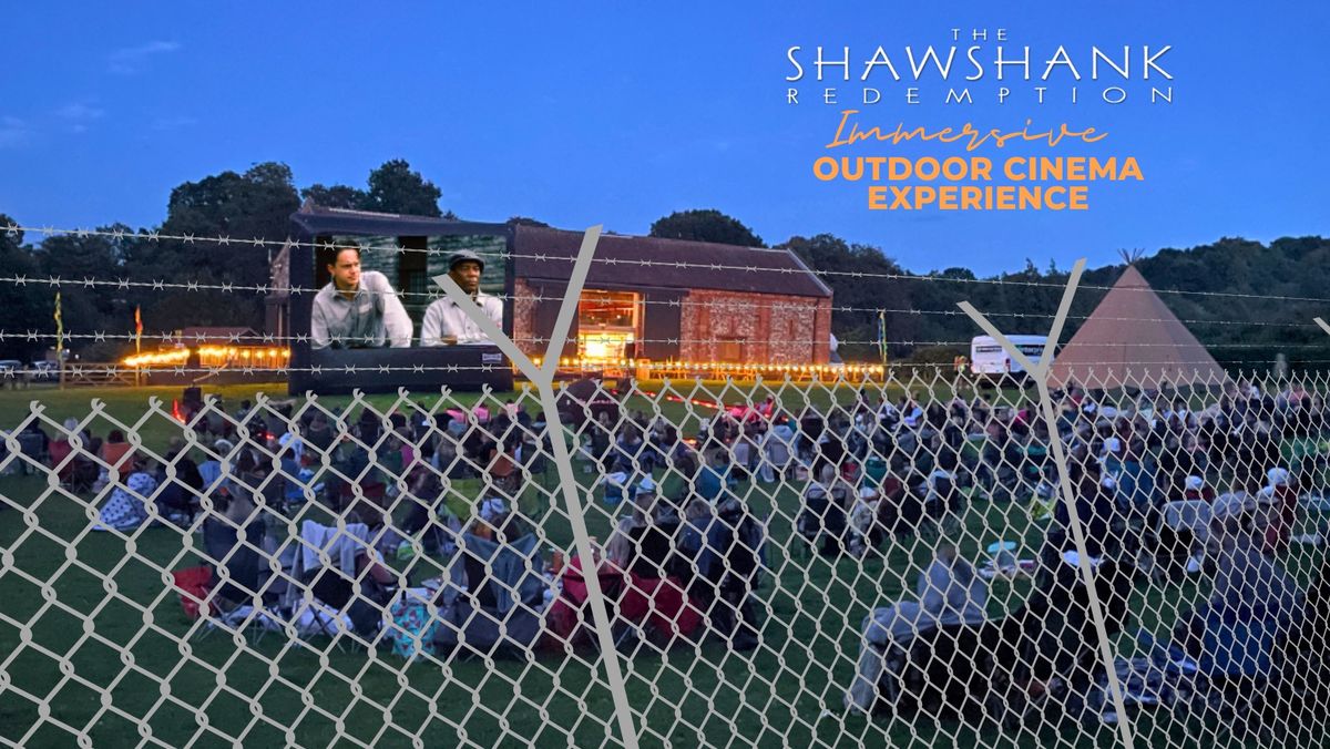 Gloucester Prison outdoor cinema screening of Shawshank Redemption