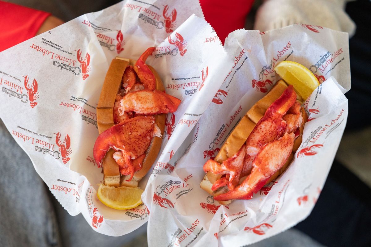 Cousins Maine Lobster Food Truck visits NEWPORT BEACH!!