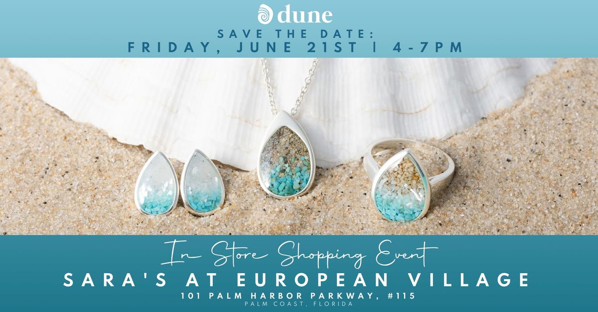 Dune Shopping Event at Sara's at European Village