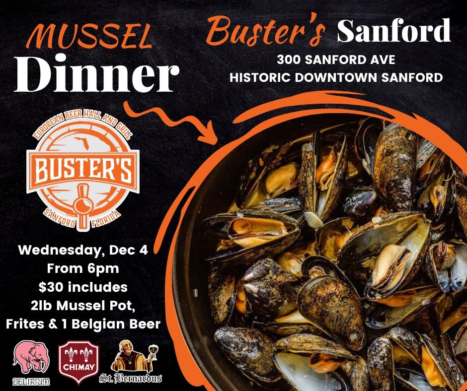 Mussel Dinner Night | Buster's Sanford