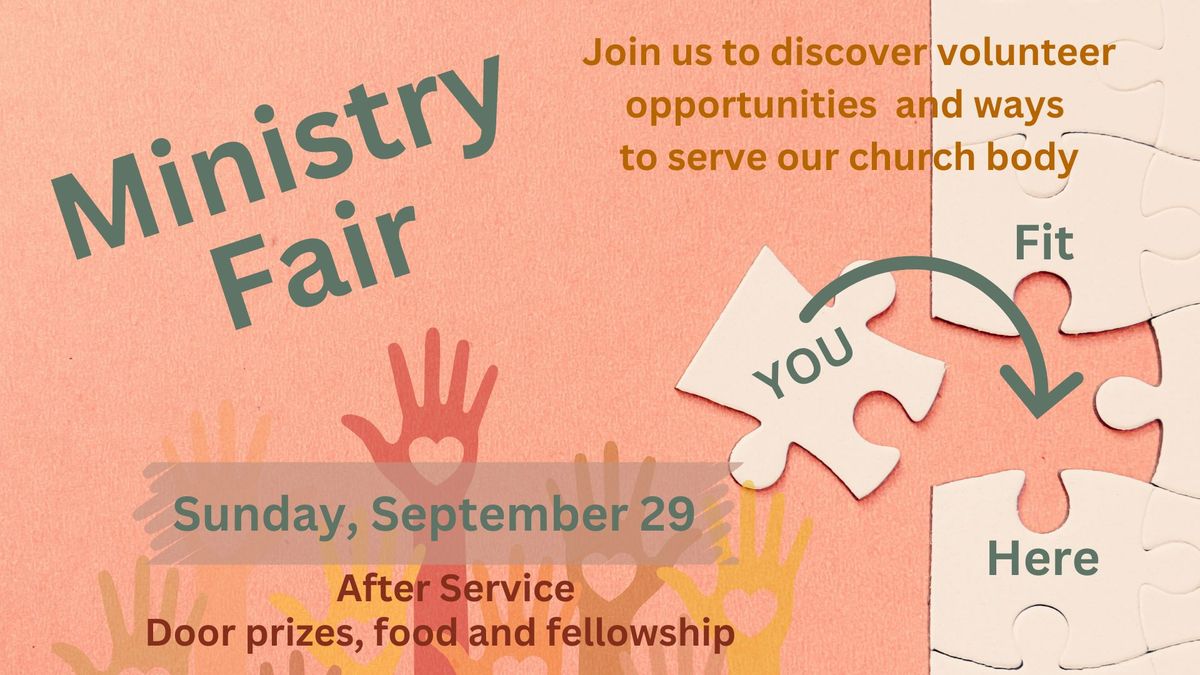 Grace Community Church Ministry Fair