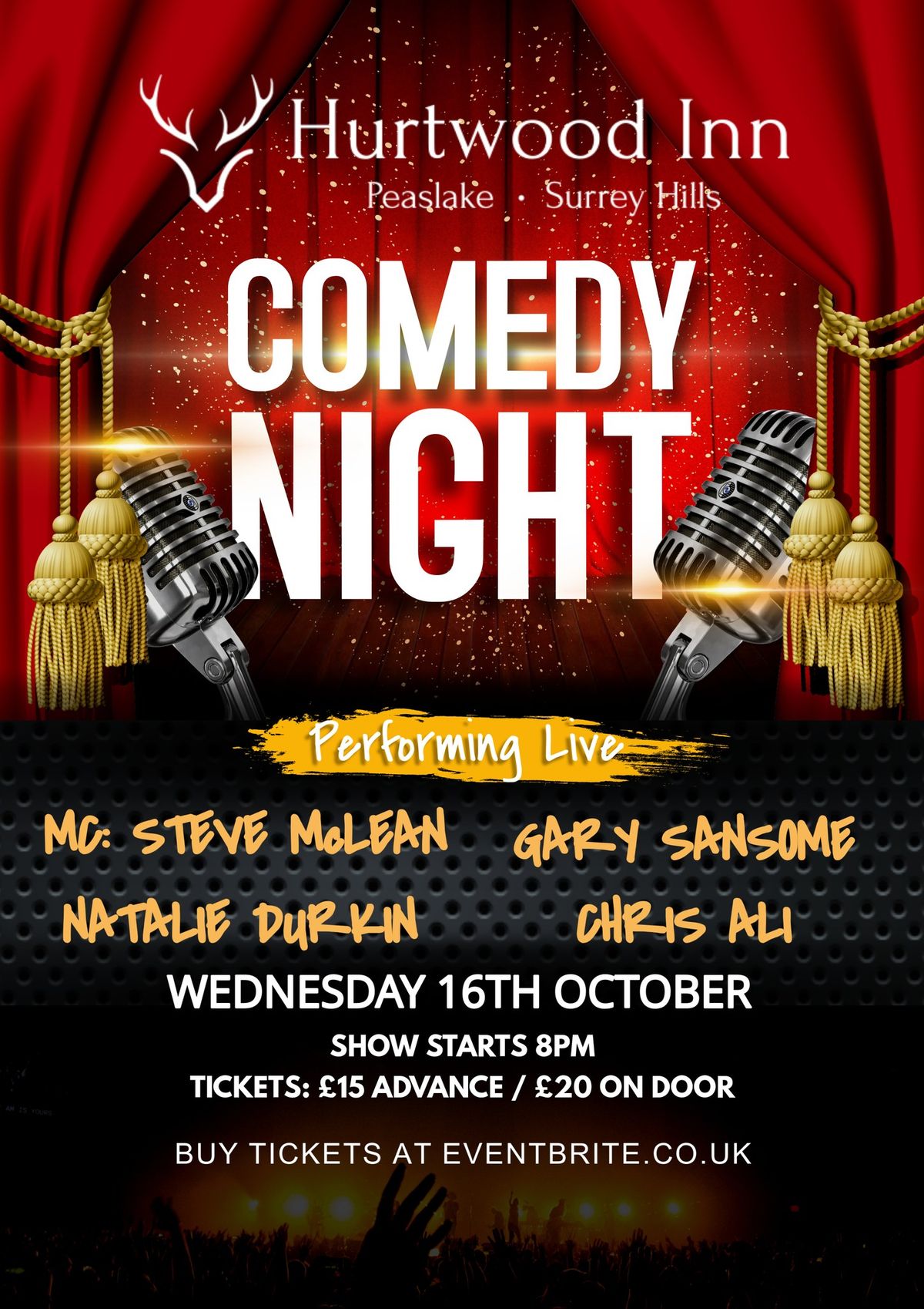 Comedy Night at The Hurtwood