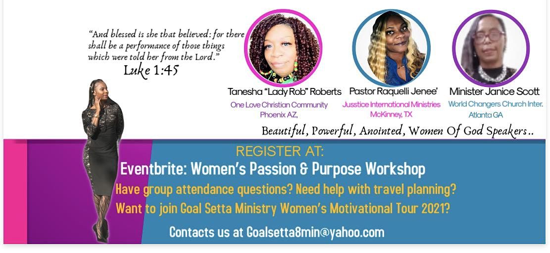Women\u2019s Passion & Purpose Workshop