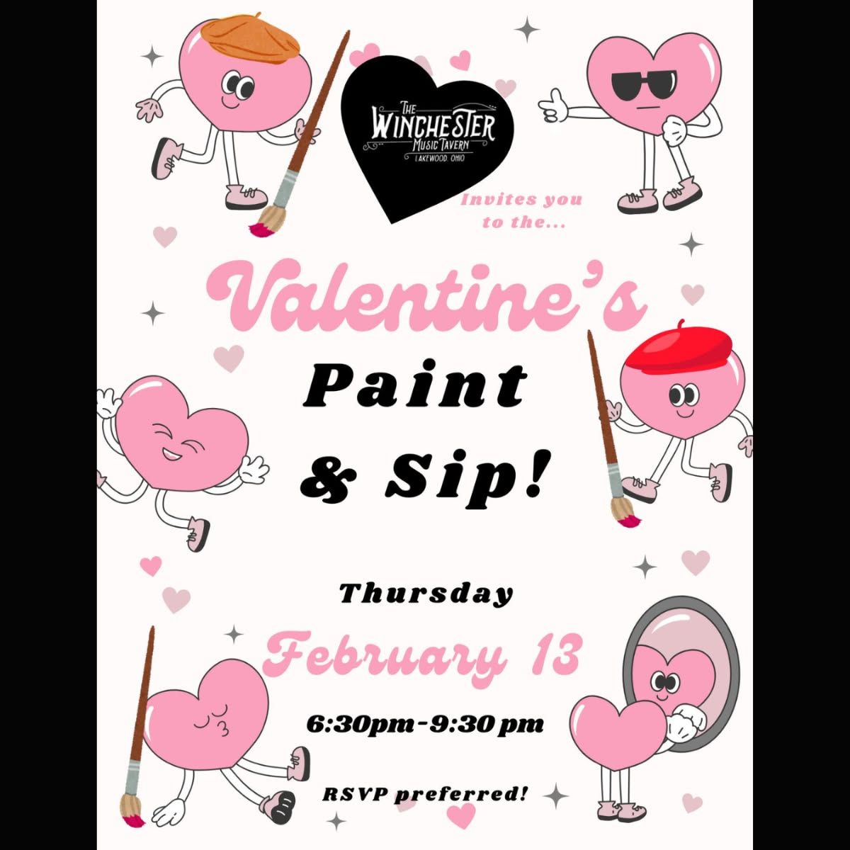 Valentine's Paint & Sip