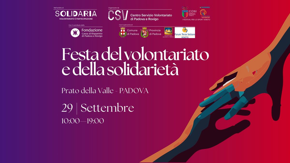 Festa provinciale del volontariato e della solidariet\u00e0 - Padova