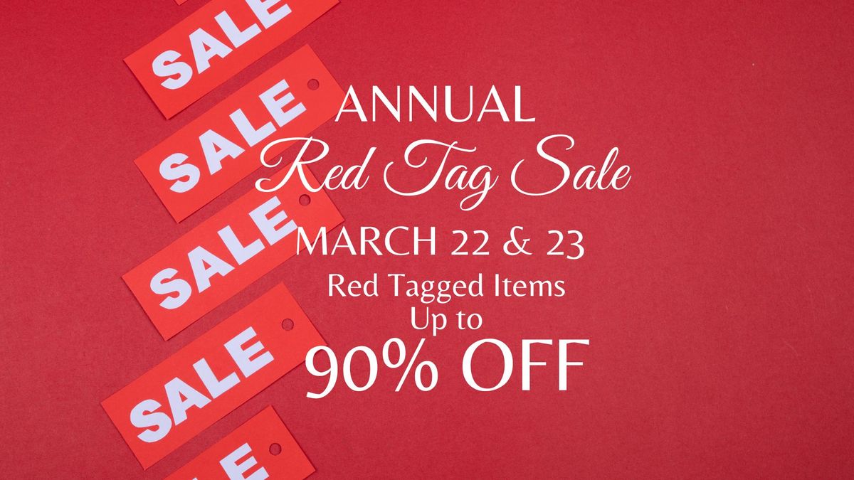 Red Tag Sale