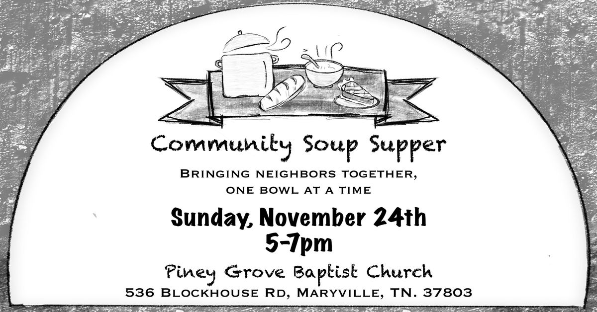 Community Soup Supper