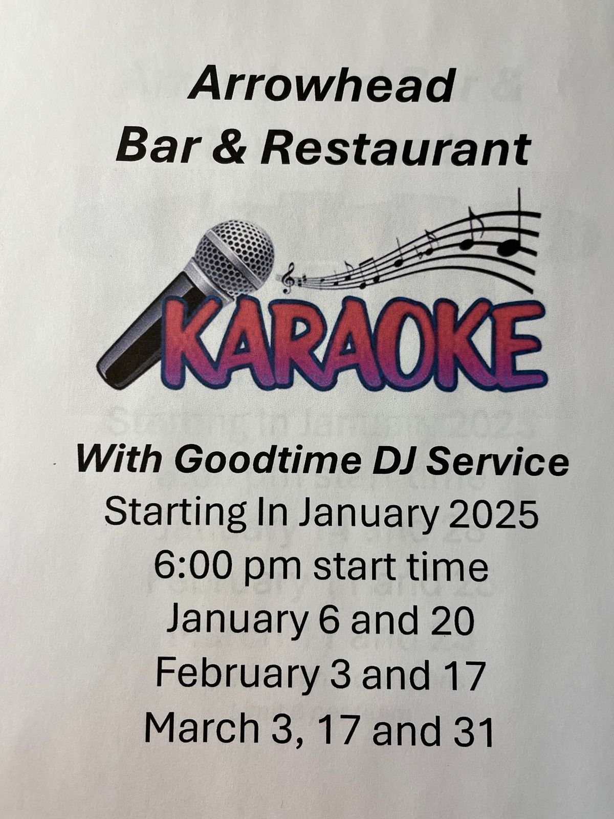 Karaoke with Goodtime DJ Service