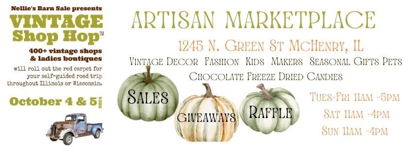 Artisan Marketplace Vintage Shop Hop Stop