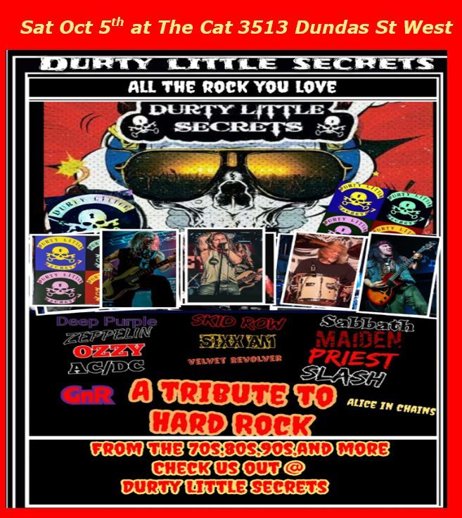 \ud83c\udfb8 Get Ready to Rock: Durty Little Secrets Live at The Cat! \ud83c\udfb8