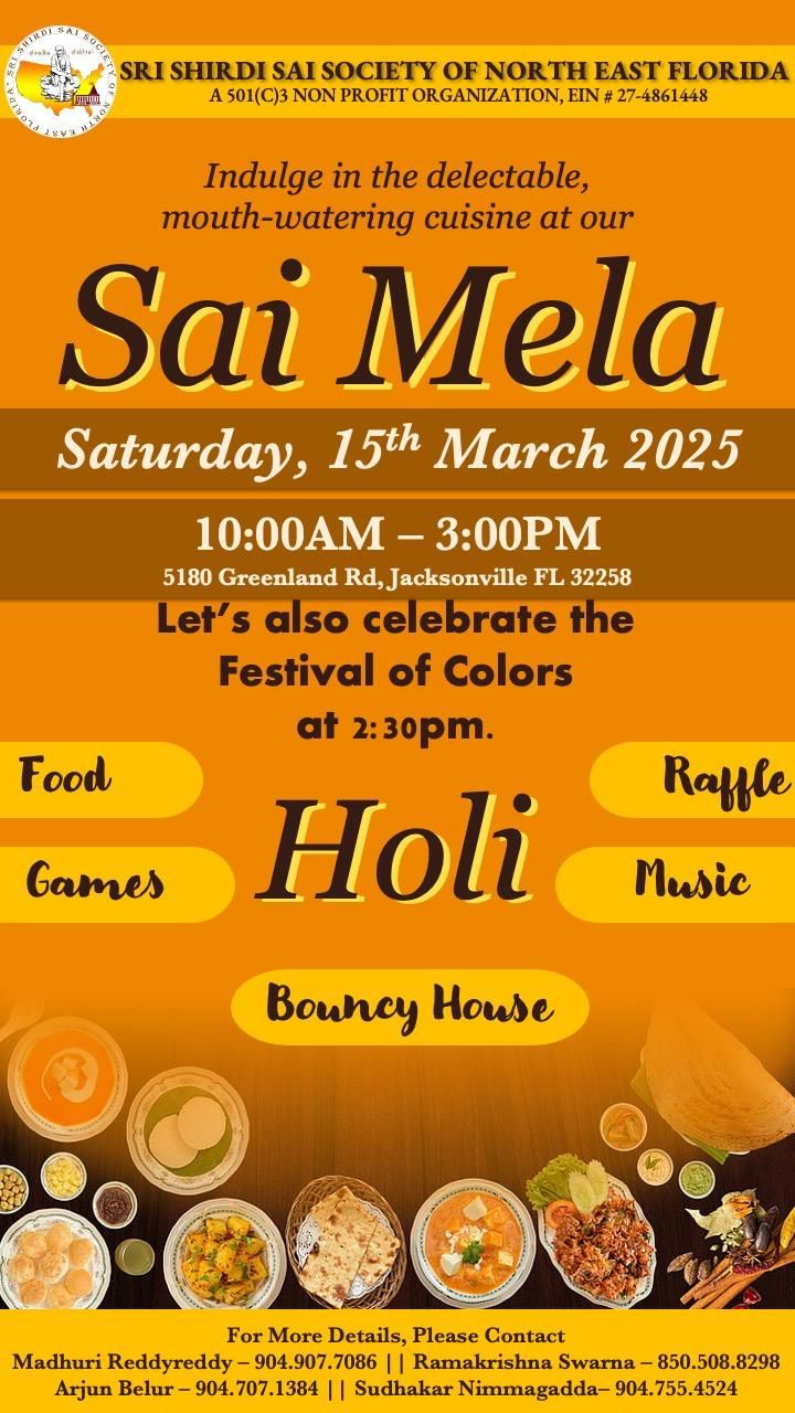 Sai Mela - 2025 and Holi Celebrations