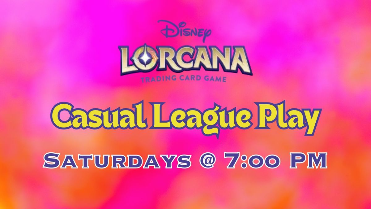 Disney Lorcana Weekly League Play