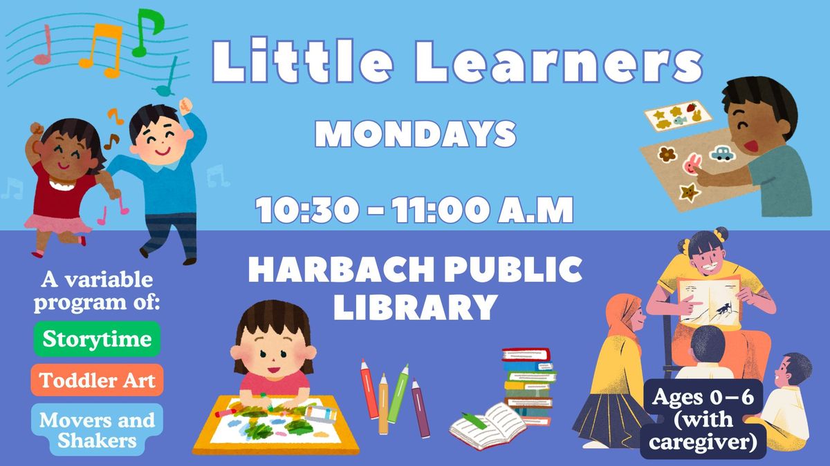 Little Learners at Harbach Public Library