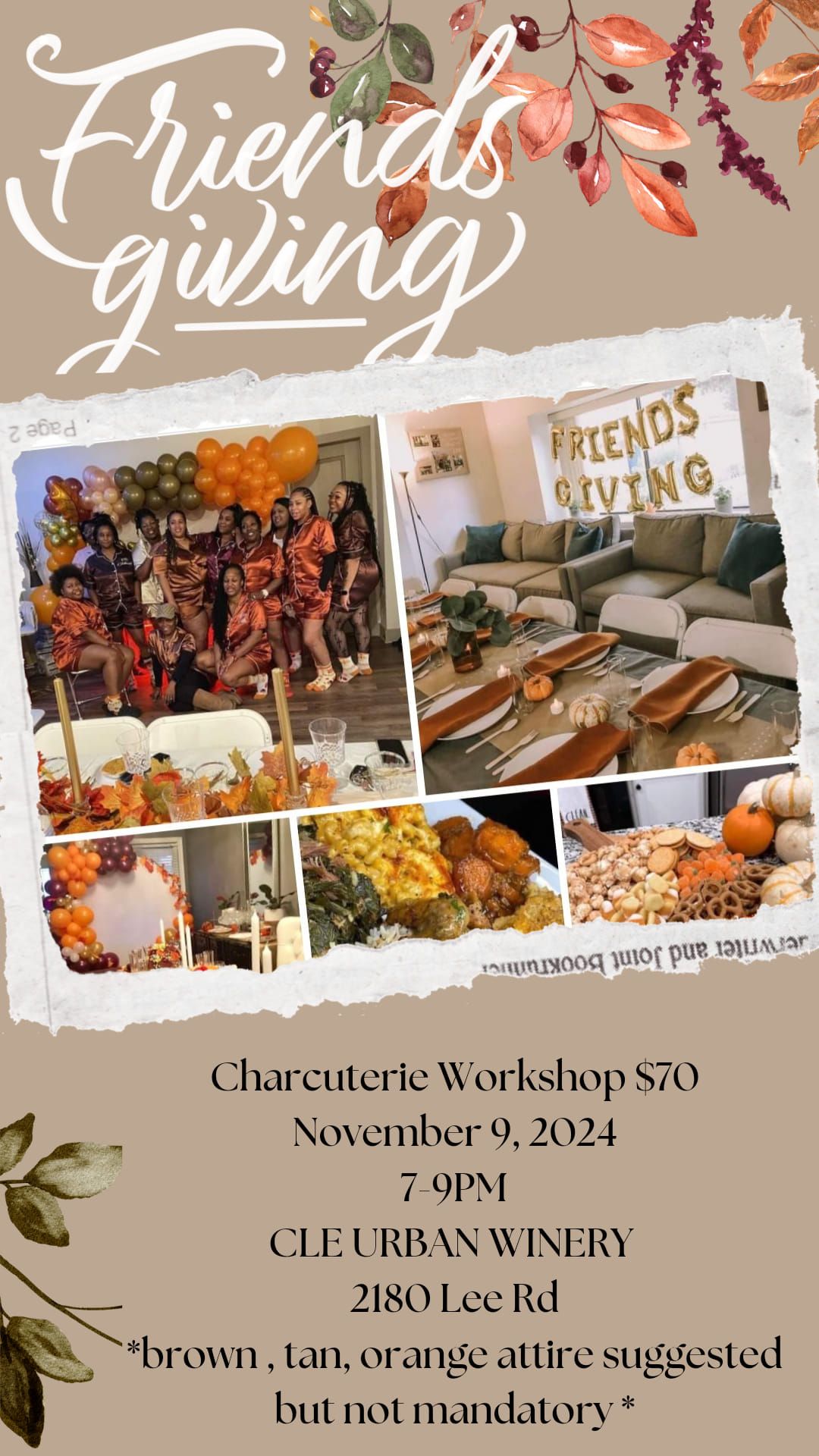 Friendsgiving Charcuterie Workshop